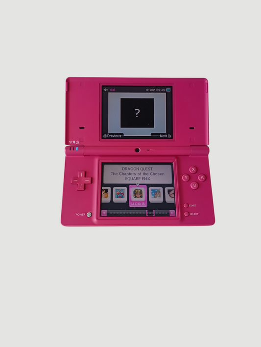 consola Nintendo DSi fucsia en caja liberada con micro sd 32 gb