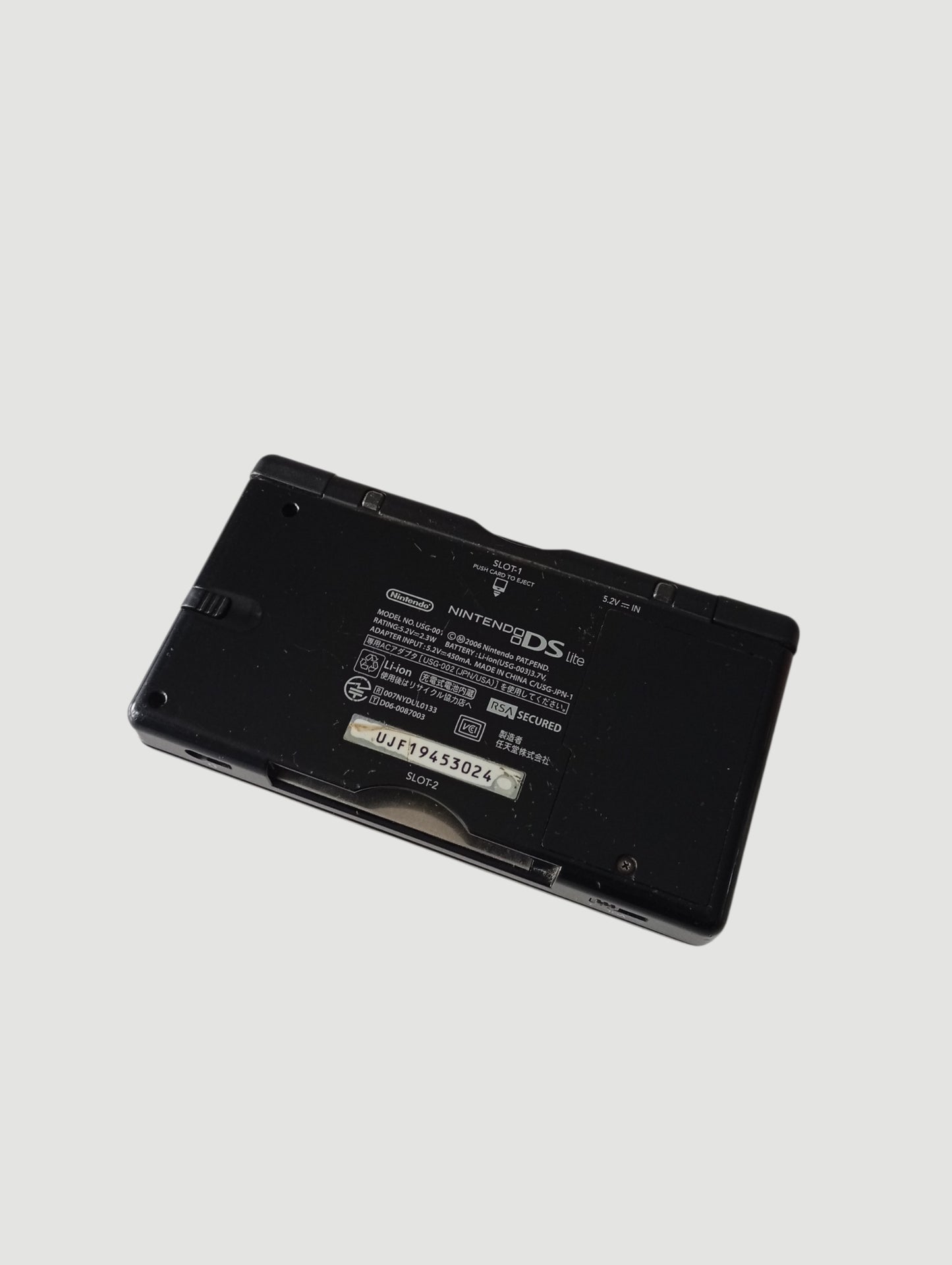 consola nintendo ds lite negra