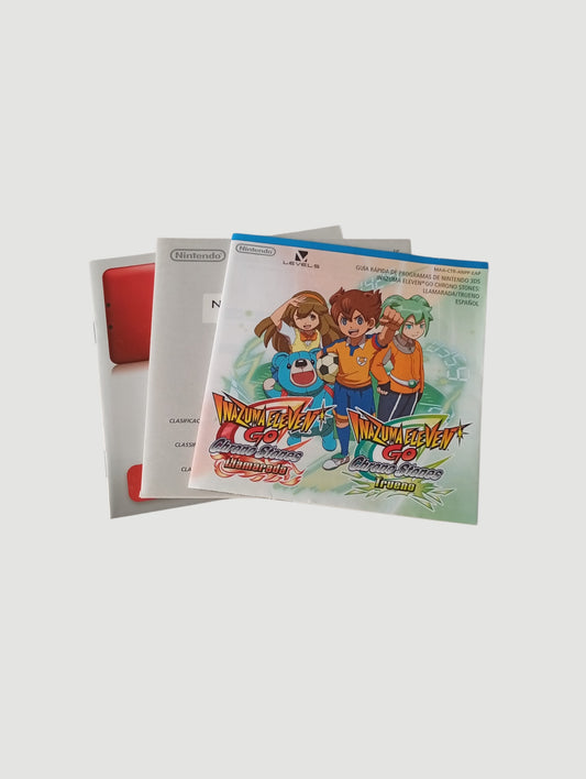 inazuma eleven go chrono stones trueno español original Nintendo 3DS