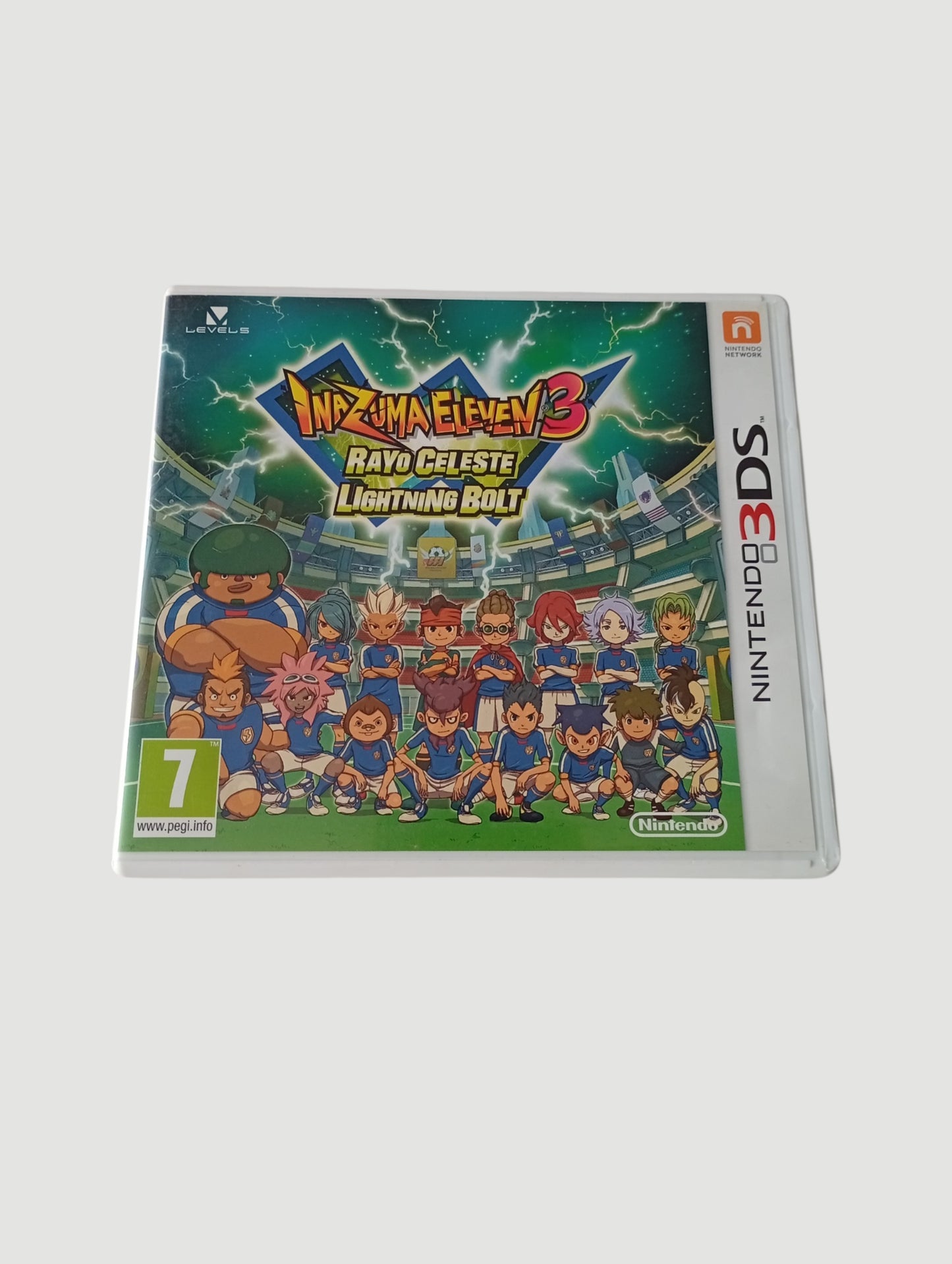 inazuma eleven 3 rayo celeste original español nintendo 3ds