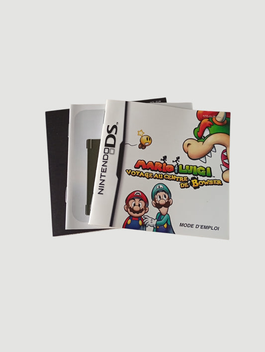 mario y luigi viaje al centro de bowser original español nintendo ds