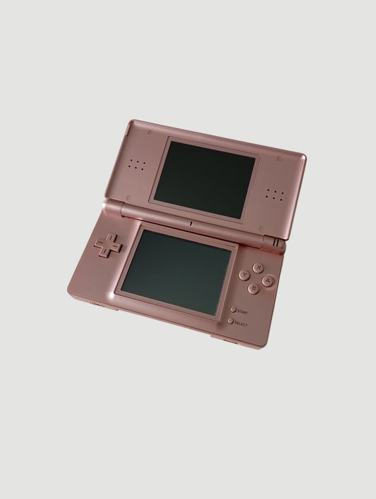 consola nintendo ds lite rosada metalizada