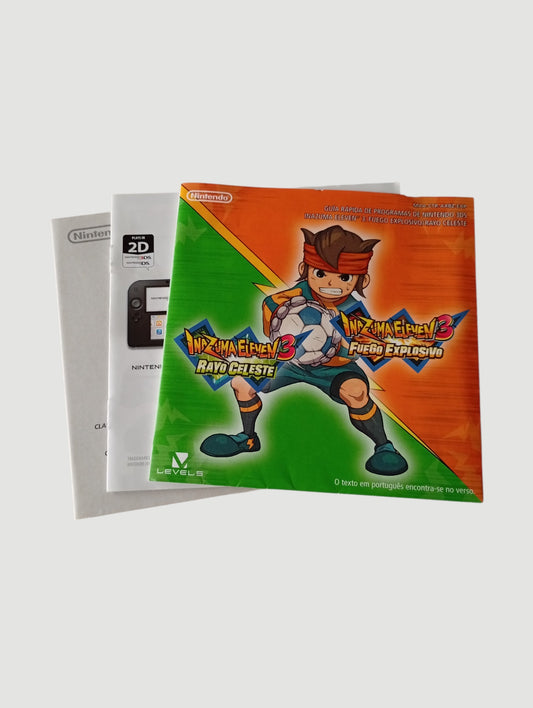 inazuma eleven 3 rayo celeste original español nintendo 3ds