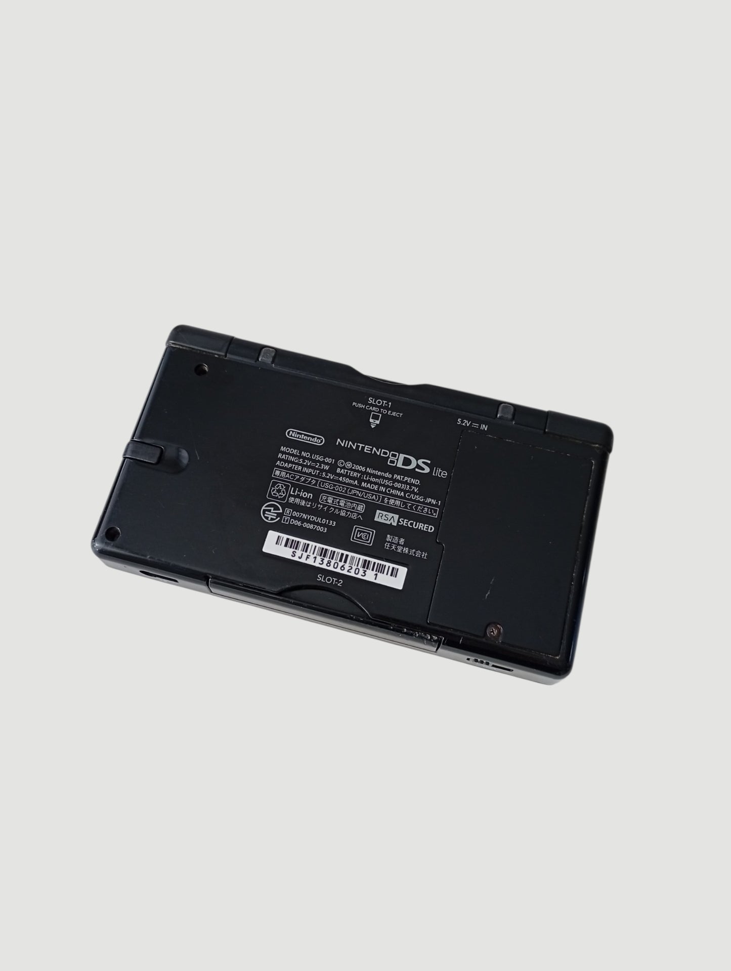 consola nintendo ds lite negra