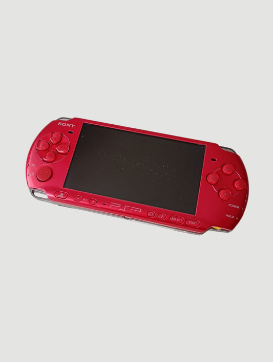 consola psp 3000 carnival red liberada en micro sd 32 gb