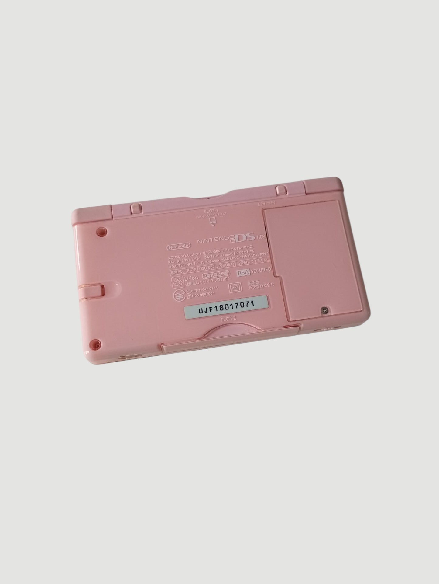 consola nintendo ds lite rosada