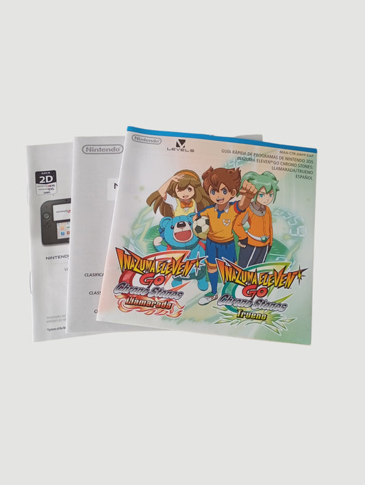 inazuma eleven go chrono stones trueno español original Nintendo 3DS