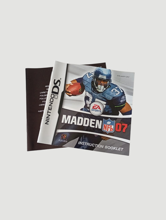 madden nfl 07 original español nintendo ds