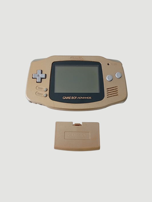 consola game boy advance dorada
