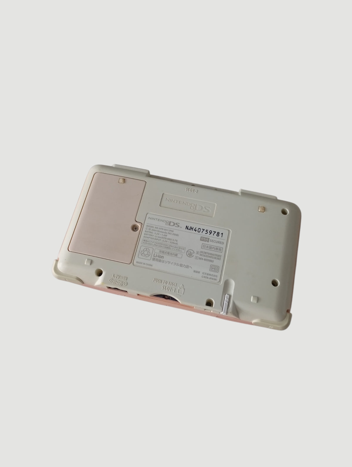 Consola Nintendo ds fat rosada