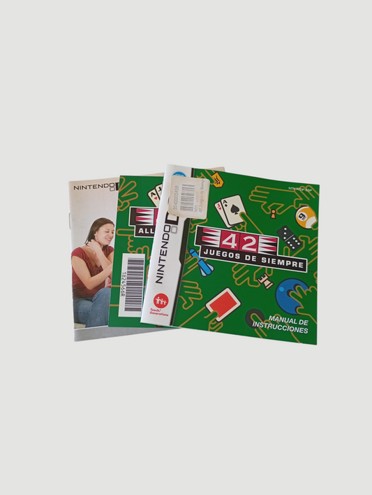42 juegos de siempre original español nintendo ds