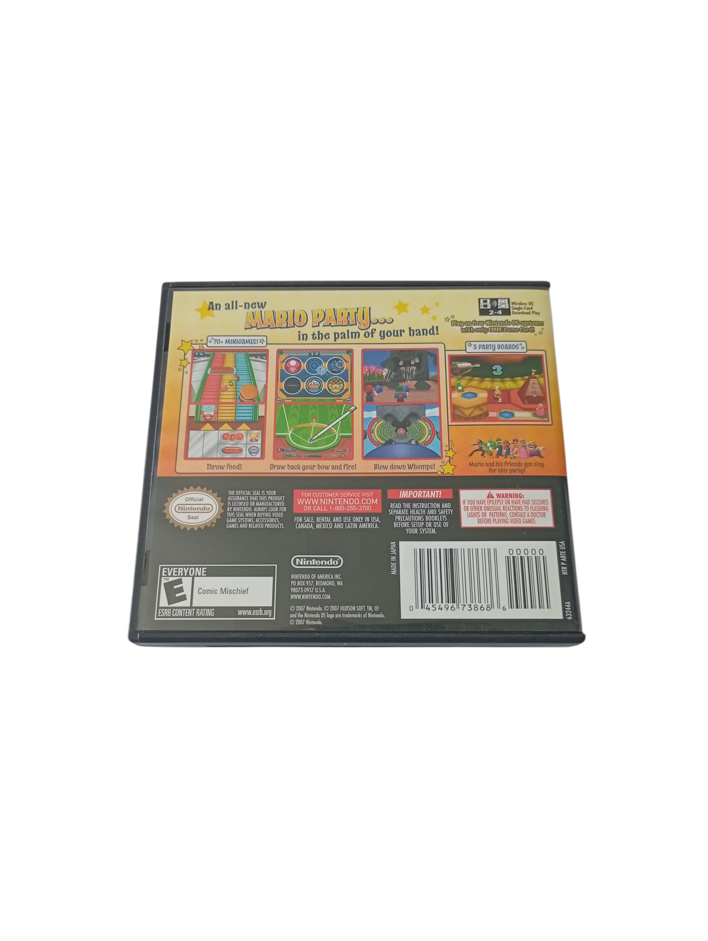 mario party ds americano