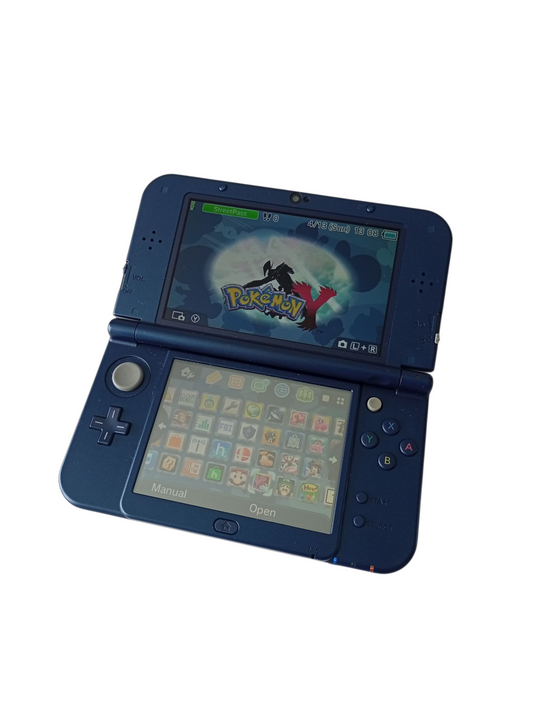consola new 3ds xl blue metallic