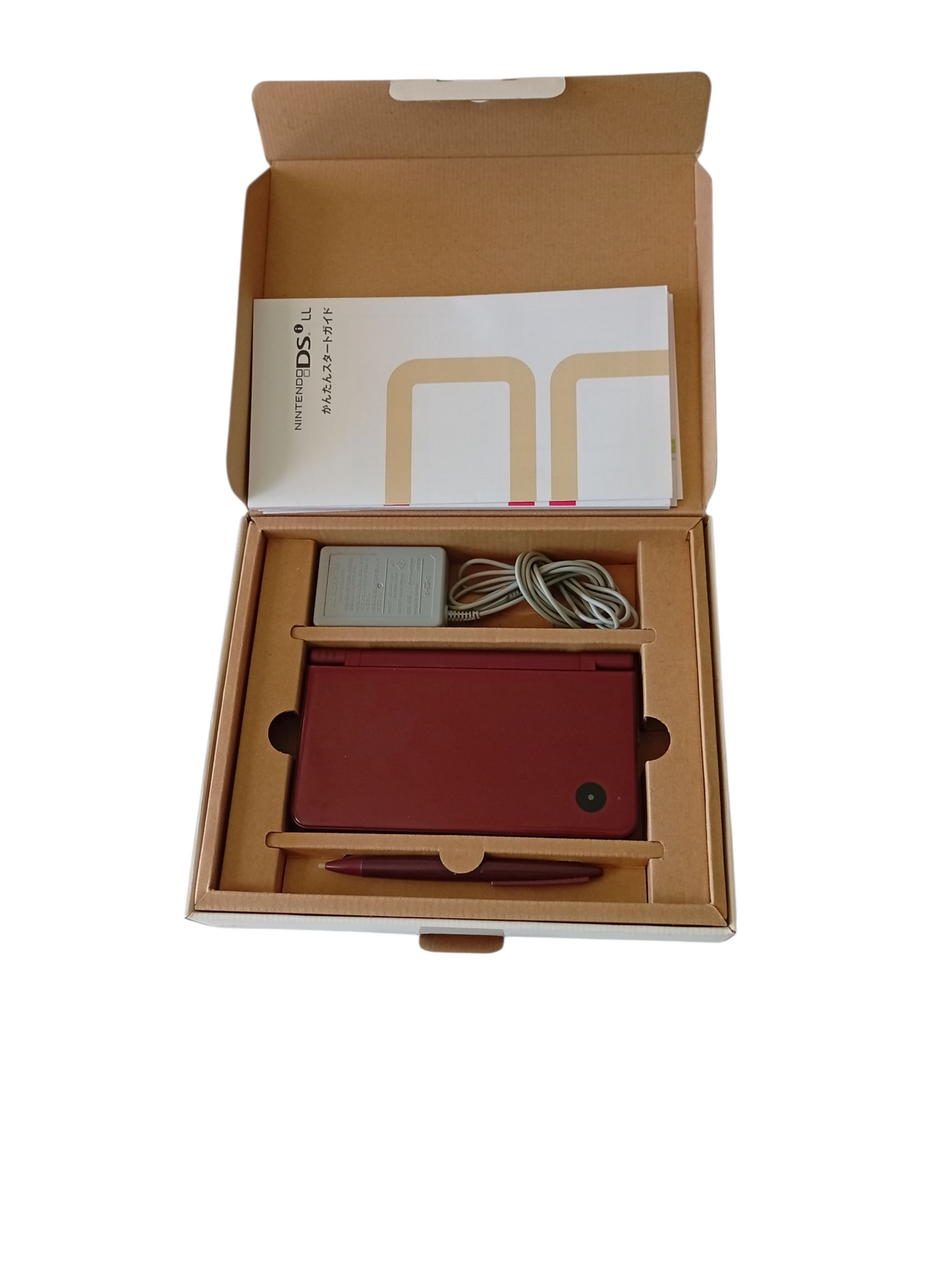 consola Nintendo dsi xl burdeo en caja