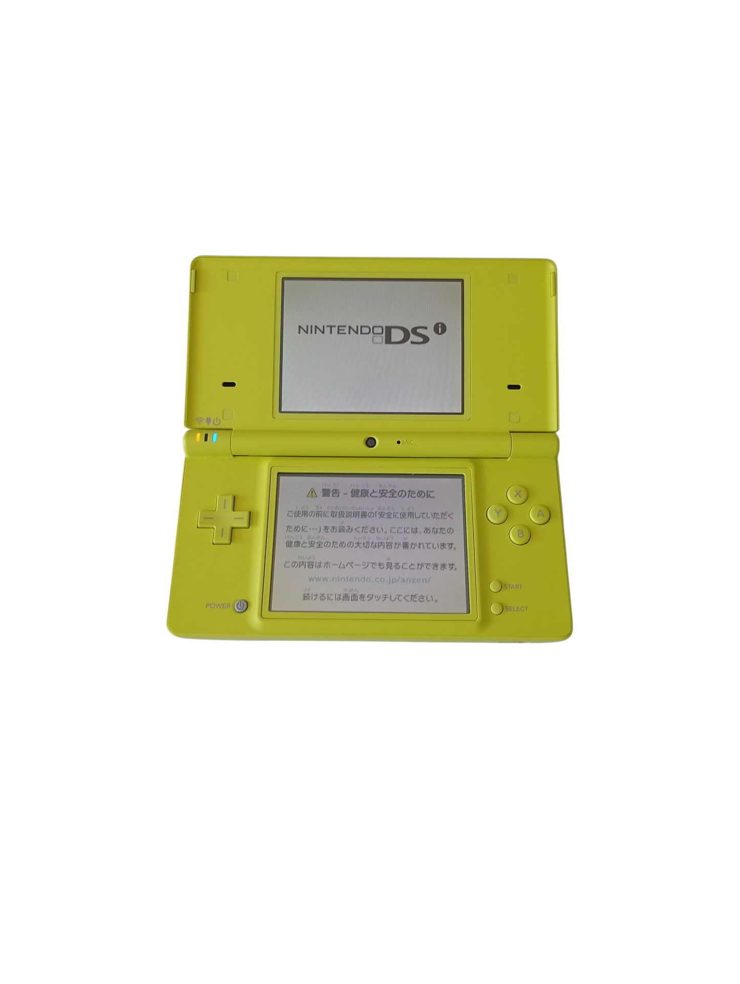 consola Nintendo dsi limon en caja