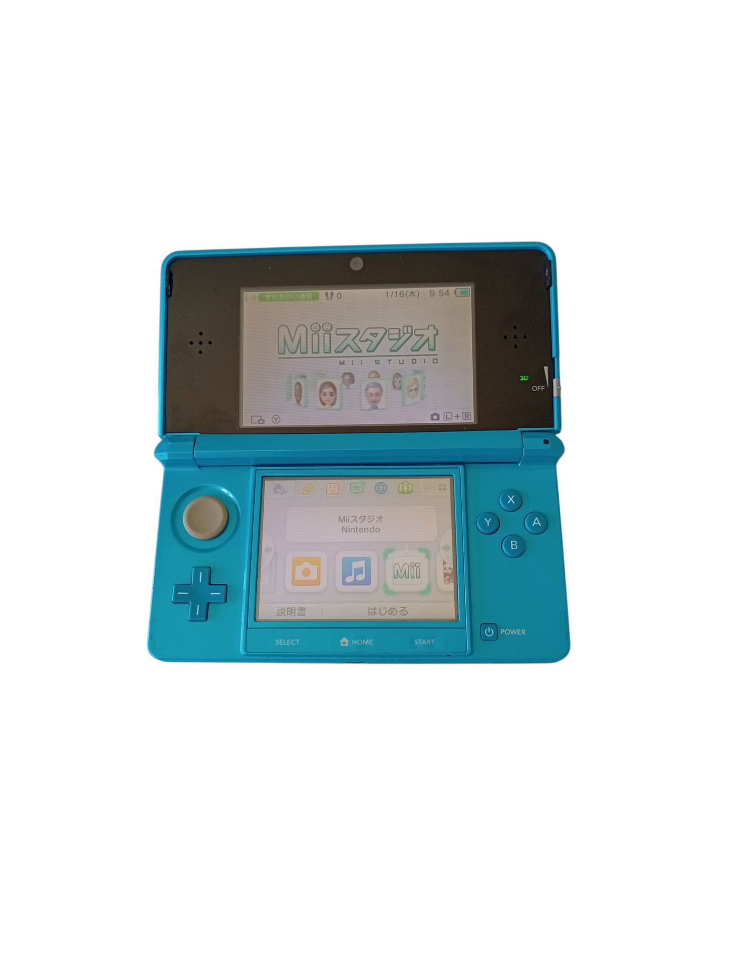 consola nintendo 3ds old light blue en caja