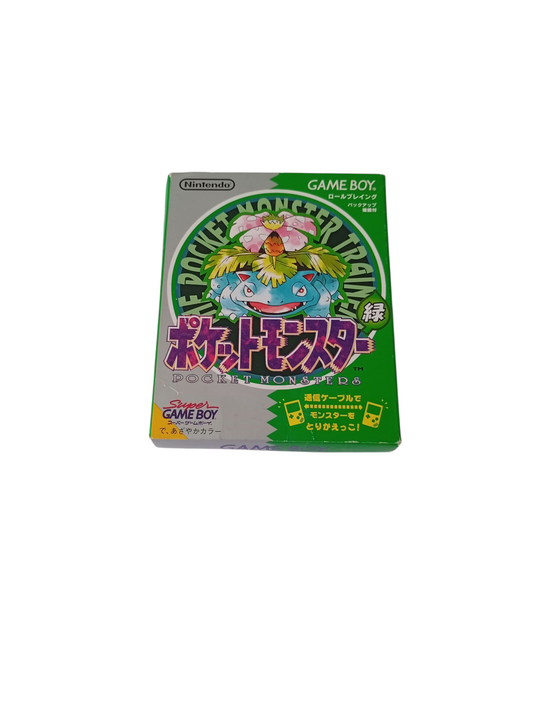 pokemon verde japones en caja