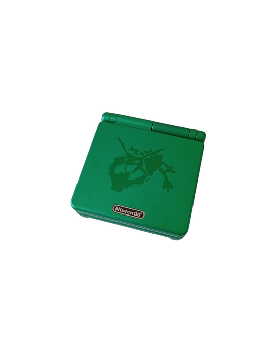 consola gba sp 101 edicion especial rayquaza