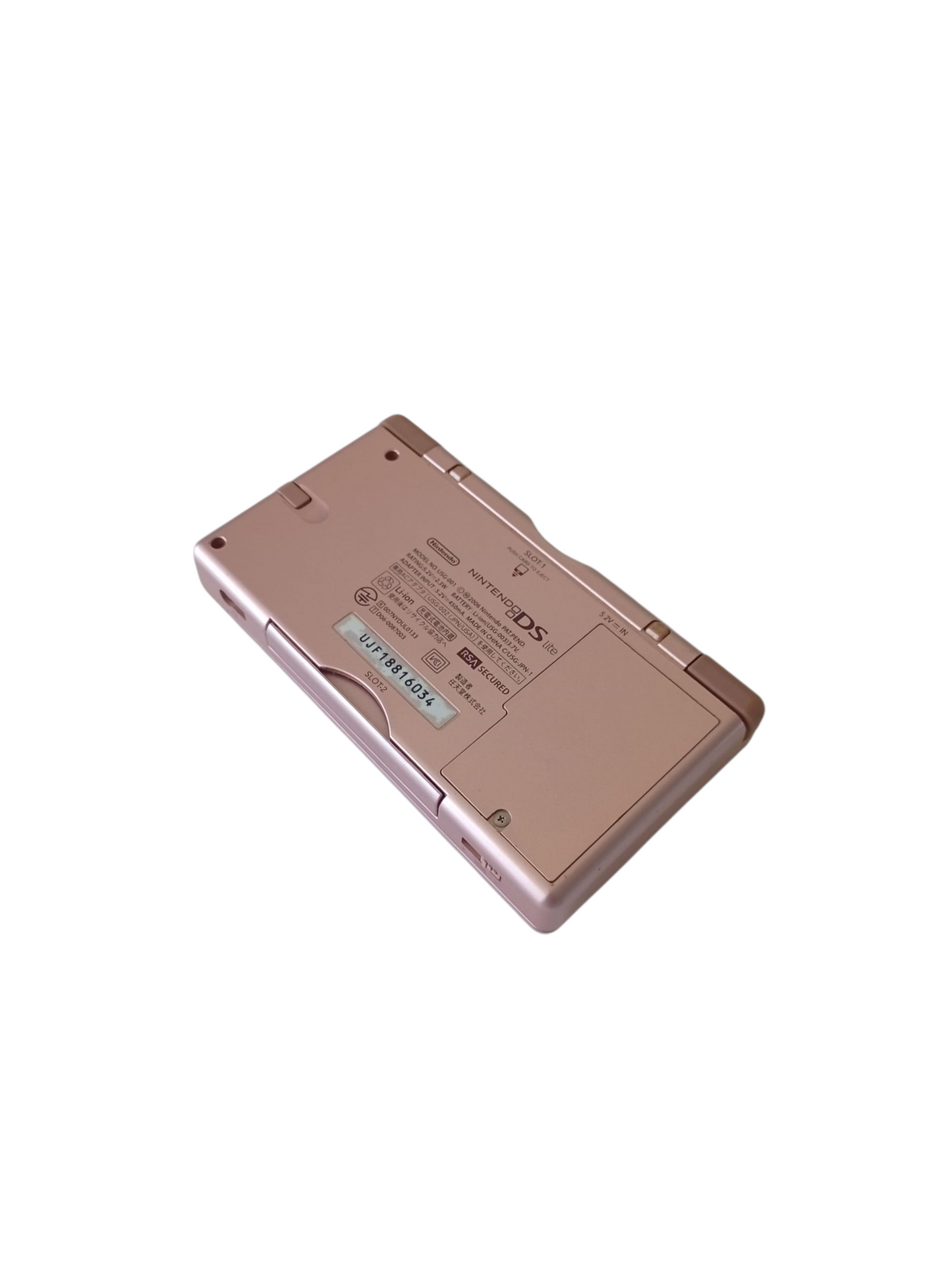 consola nintendo ds lite rosada metalizada