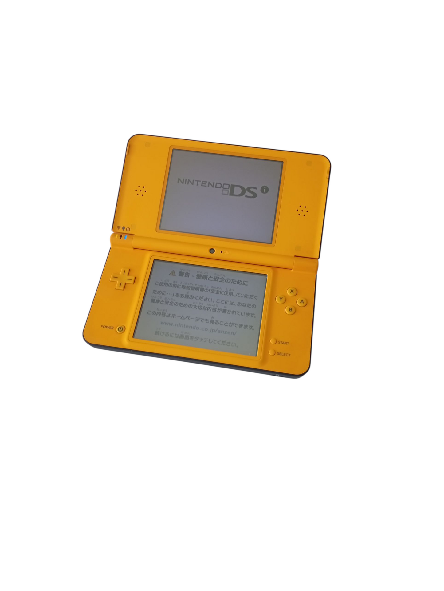 consola Nintendo dsi xl amarilla en caja
