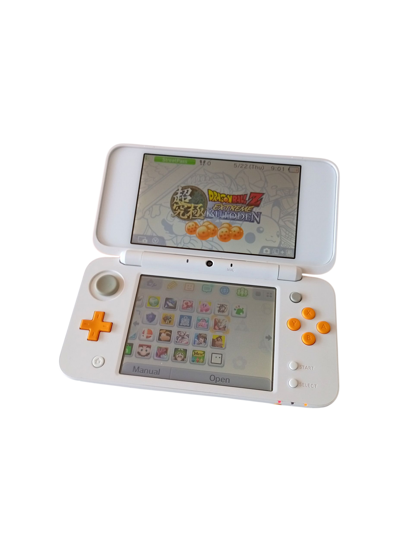 consola new 2ds xl orange white liberada menu español