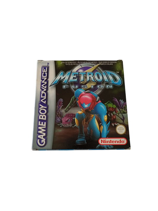 metroid fusion en caja cib español