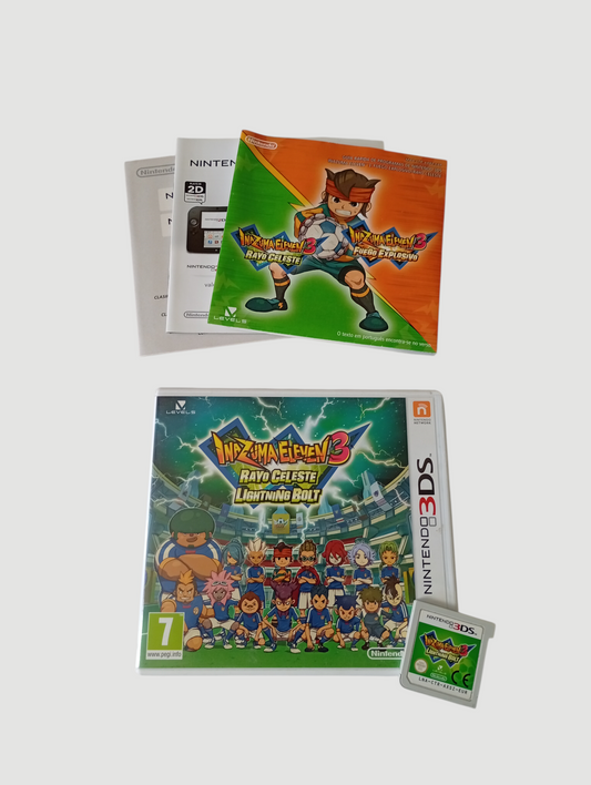 inazuma eleven 3 rayo celeste original español nintendo 3ds