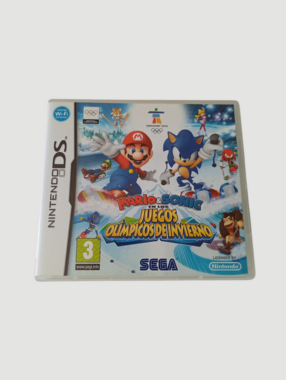 mario & sonic en los juegos olímpicos de invierno original español Nintendo DS