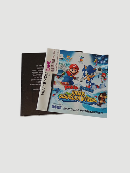 mario & sonic en los juegos olímpicos de invierno original español Nintendo DS