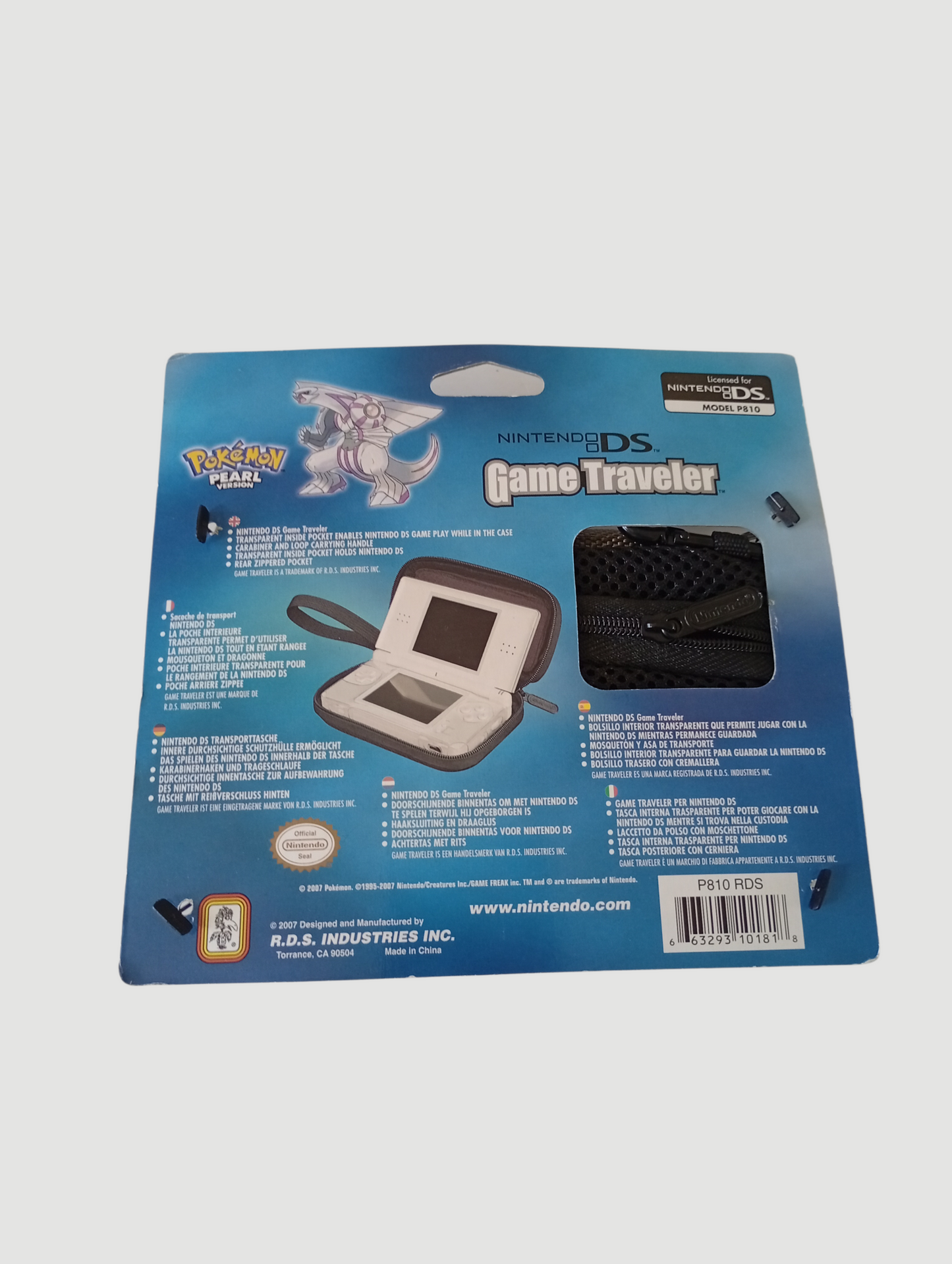 estuche pokemon perla Nintendo DS