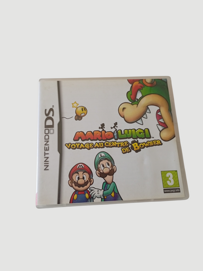 mario y luigi viaje al centro de bowser original español nintendo ds