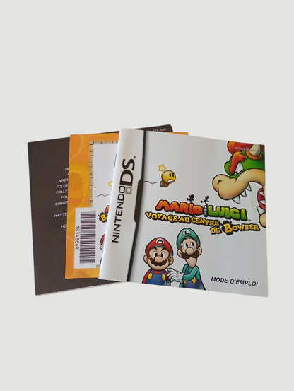 mario y luigi viaje al centro de bowser original español nintendo ds