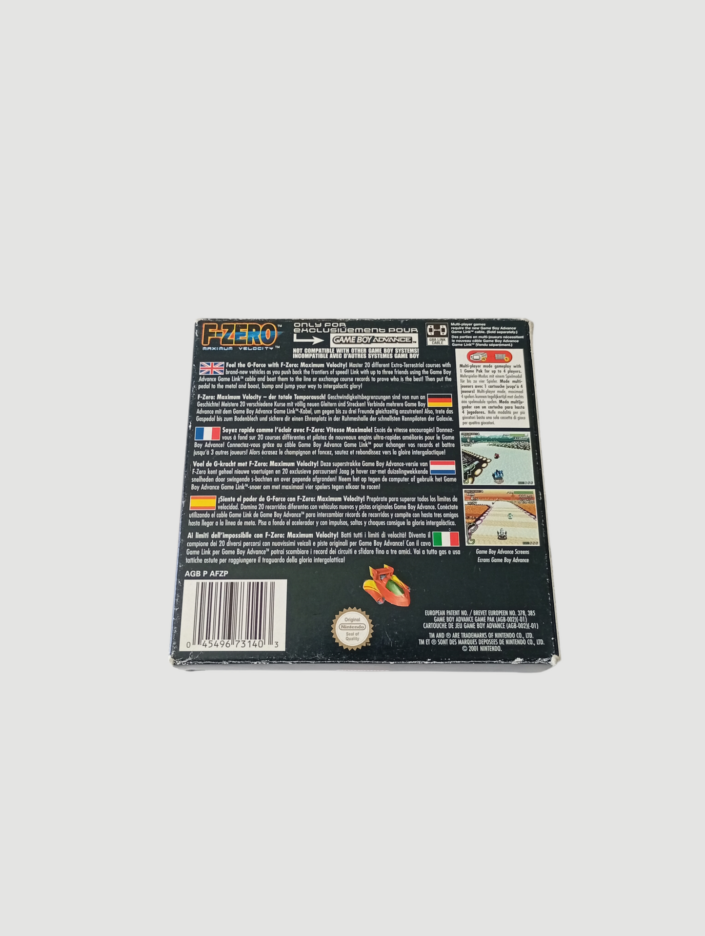 f zero maximum velocity original español game boy advance cib