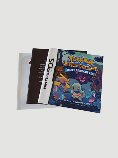 pokemon mundo misterioso equipo de rescate azul original español nintendo ds