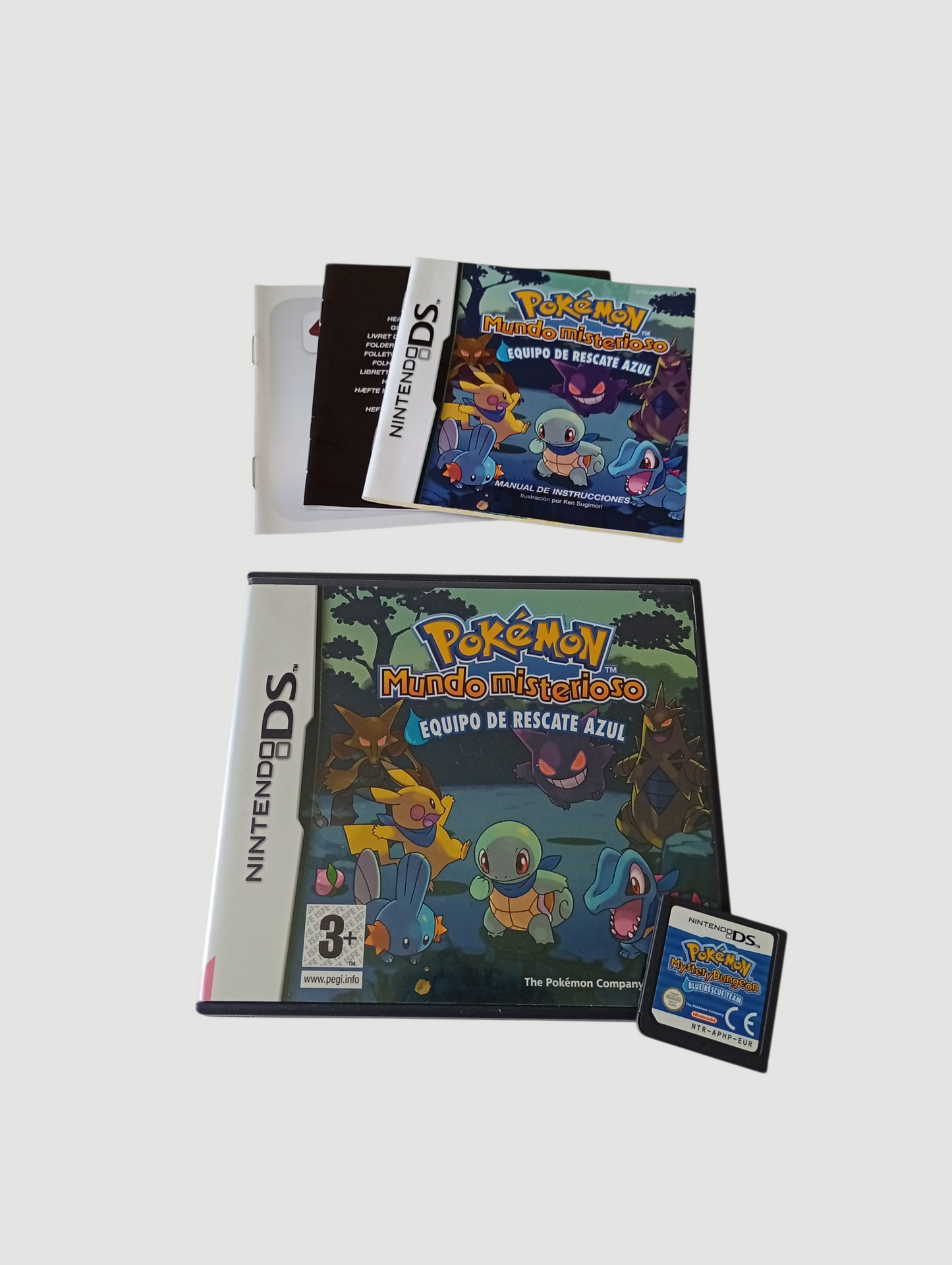 pokemon mundo misterioso equipo de rescate azul original español nintendo ds