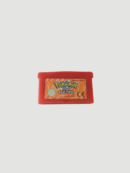 cartucho pokemon rojo fuego original español game boy advance