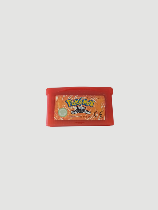 cartucho pokemon rojo fuego original español game boy advance