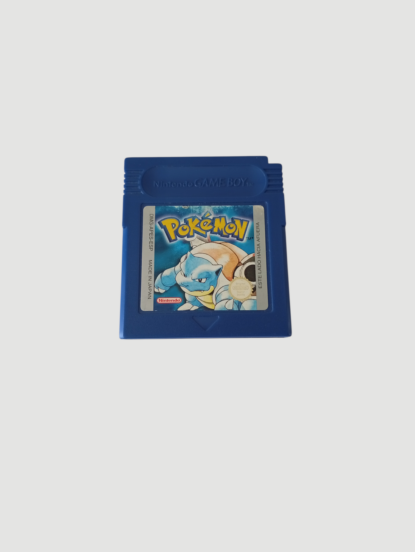 cartucho pokemon azul original español game boy
