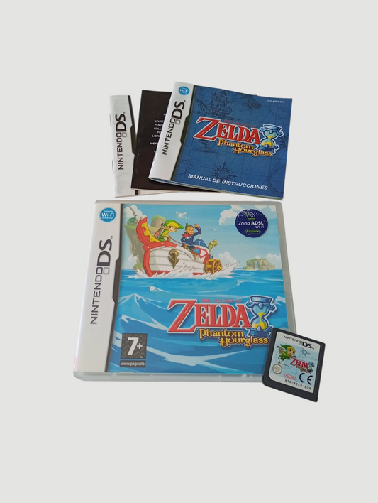 zelda phantom hourglass original español Nintendo DS