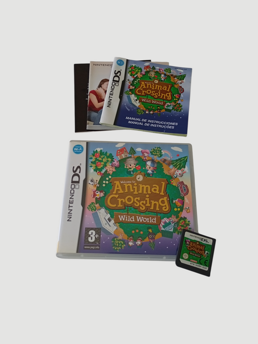 animal crossing wild world original español nintendo ds