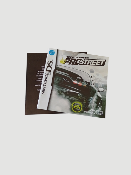 need for speed pro street original español nintendo ds
