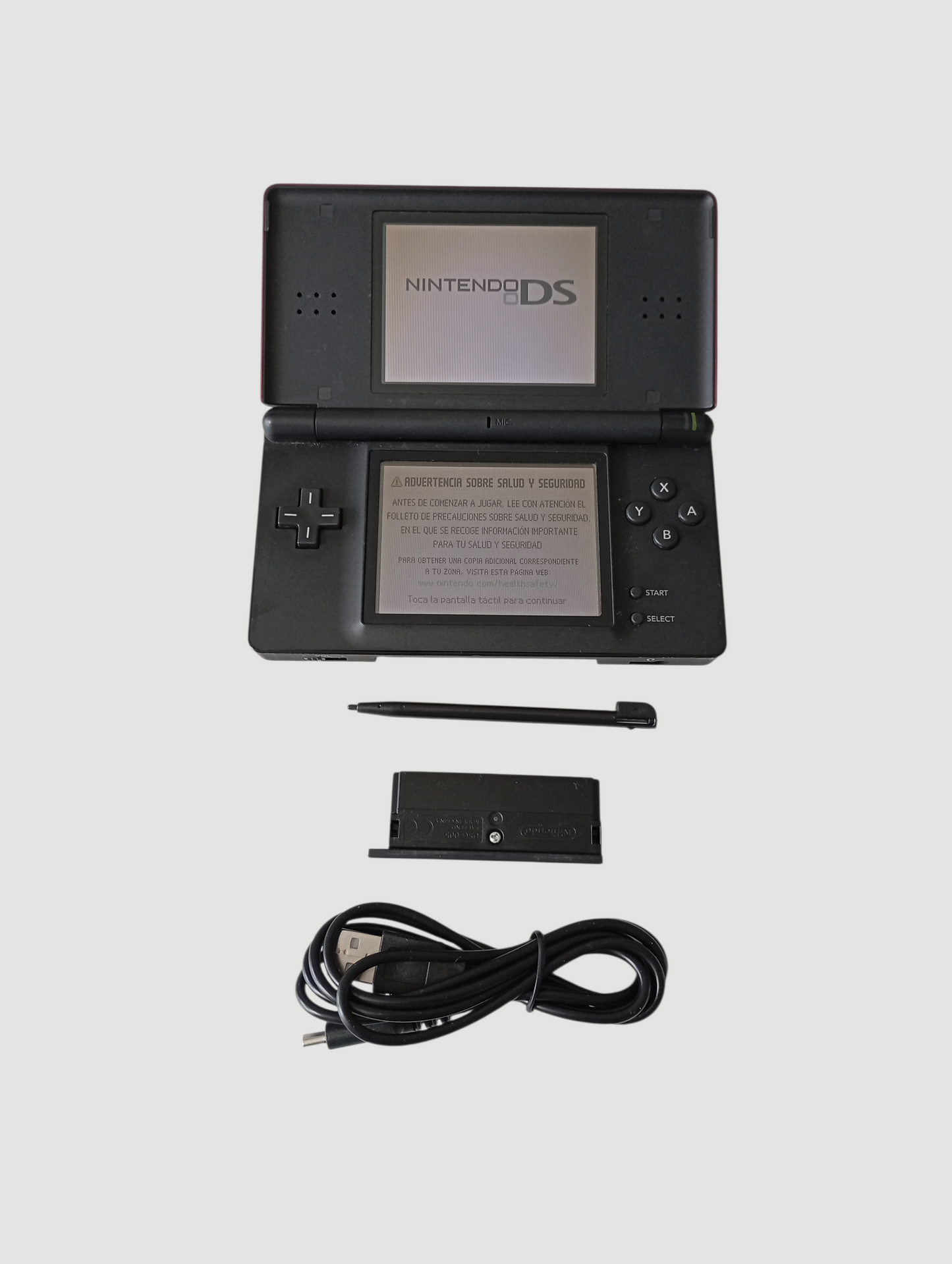 consola nintendo ds lite crimson red