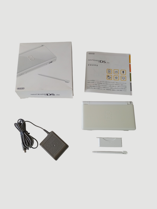 consola nintendo ds lite blanca en caja