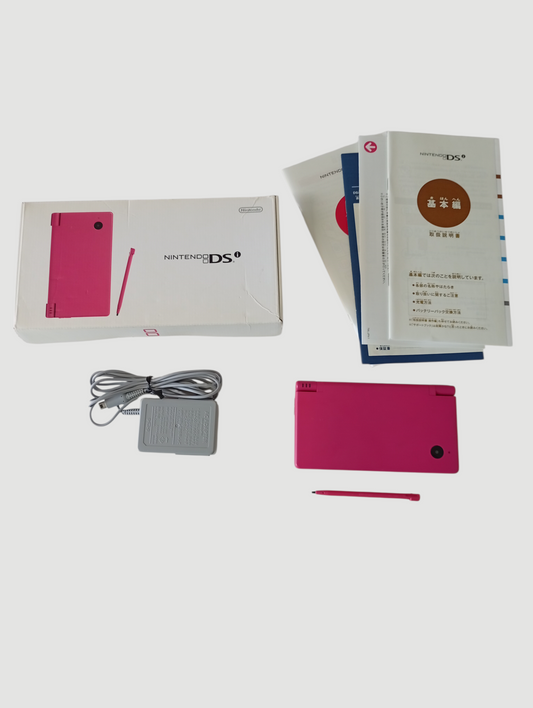 consola Nintendo DSi fucsia en caja liberada con micro sd 32 gb