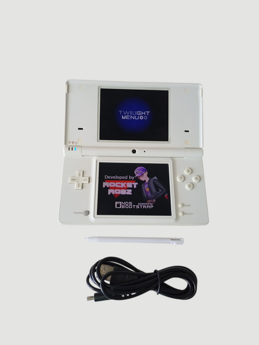 consola nintendo dsi blanca liberada en micro sd 32 gb