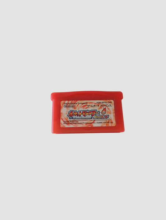 cartucho pokemon rojo fuego original japones game boy advance