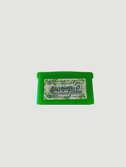 cartucho pokemon verde hoja original japones game boy advance