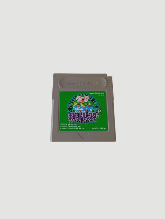 cartucho pokemon verde original japones game boy