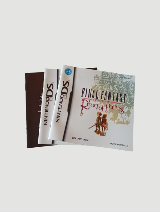 Final Fantasy ring of fates original español Nintendo DS
