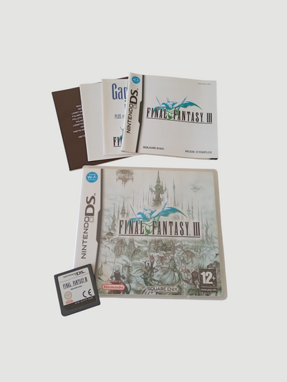 final fantasy III original español Nintendo DS